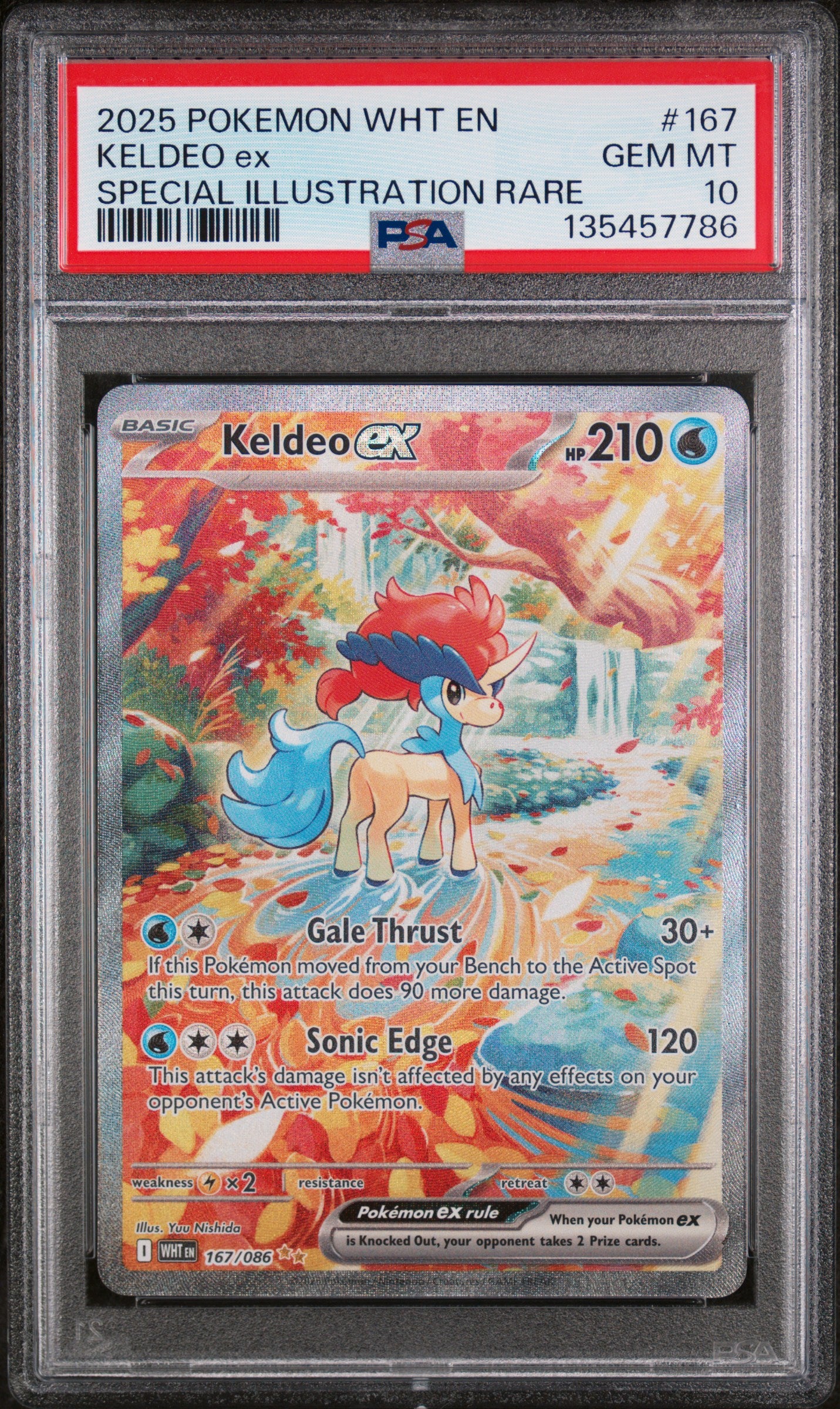 PSA 10 - Keldeo ex 167/086 SIR SV White Flare x786 [JEC] - Pokemon