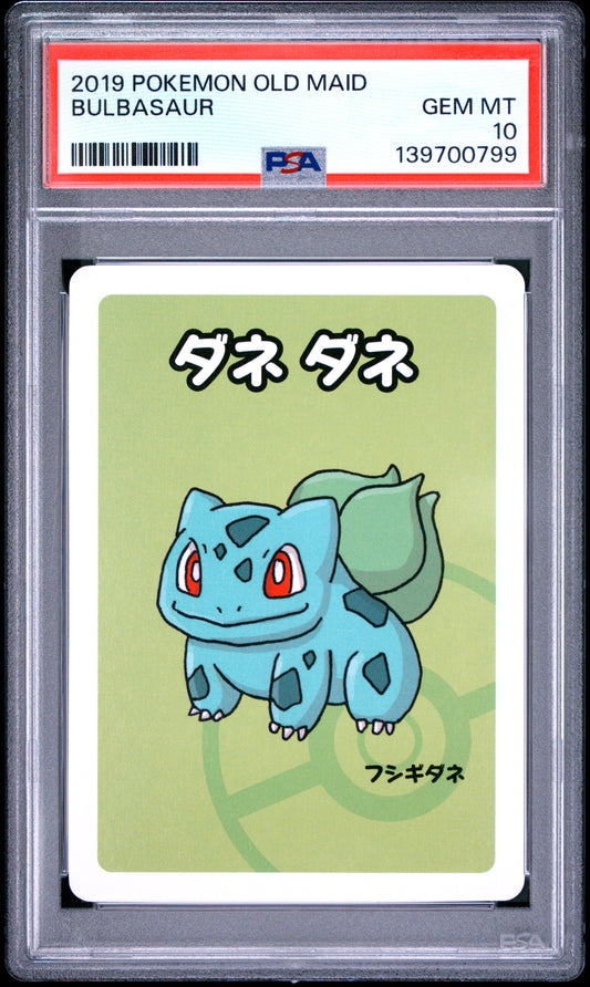 PSA 10 - Bulbasaur 2019 Old Maid x799 - Pokemon