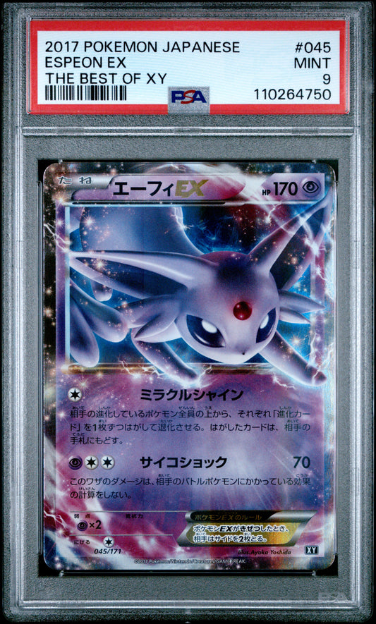 PSA 9 - Espeon EX 045/171 The Best of XY - Pokemon