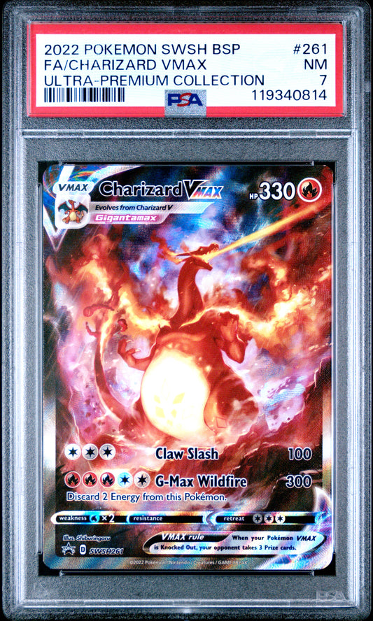 PSA 7 - Charizard VMAX SWSH261 Ultra Premium Collection Promo - Pokemon