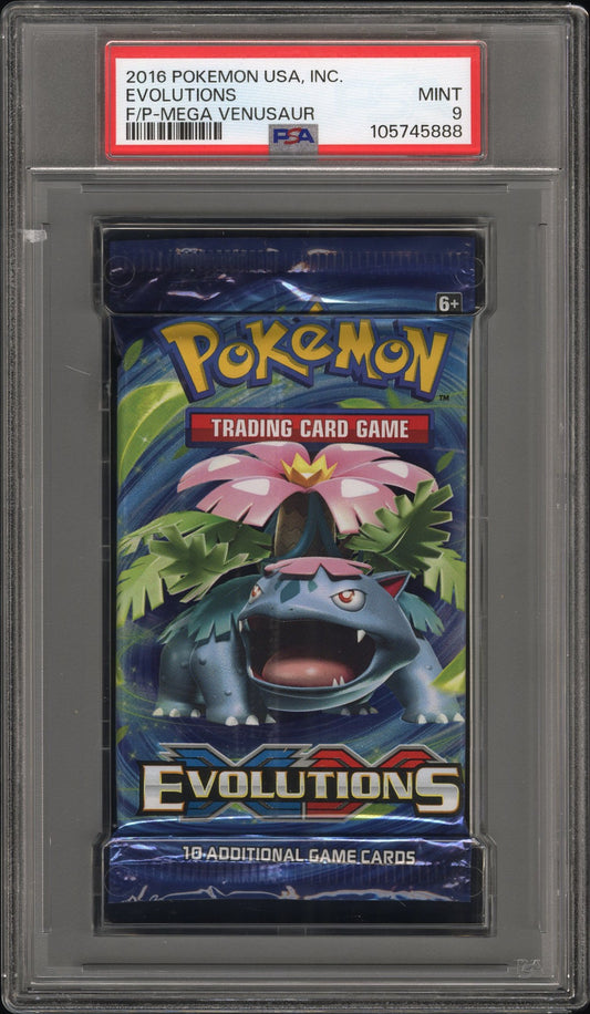 PSA 9 - XY Evolutions (Mega Venusaur) Foil Pack - Pokemon
