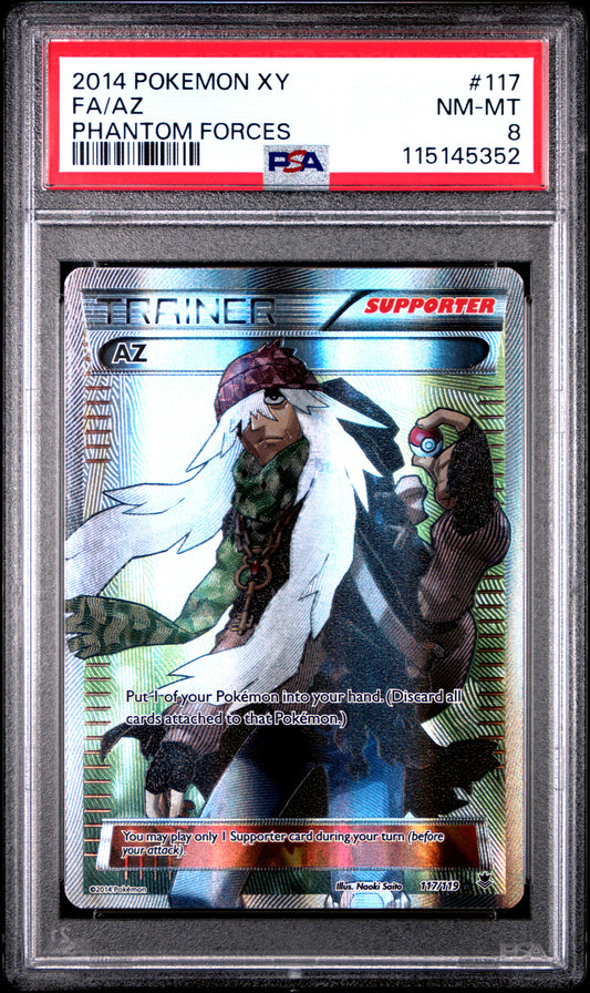 PSA 8 - AZ 117/119 XY Phantom Forces - Pokemon